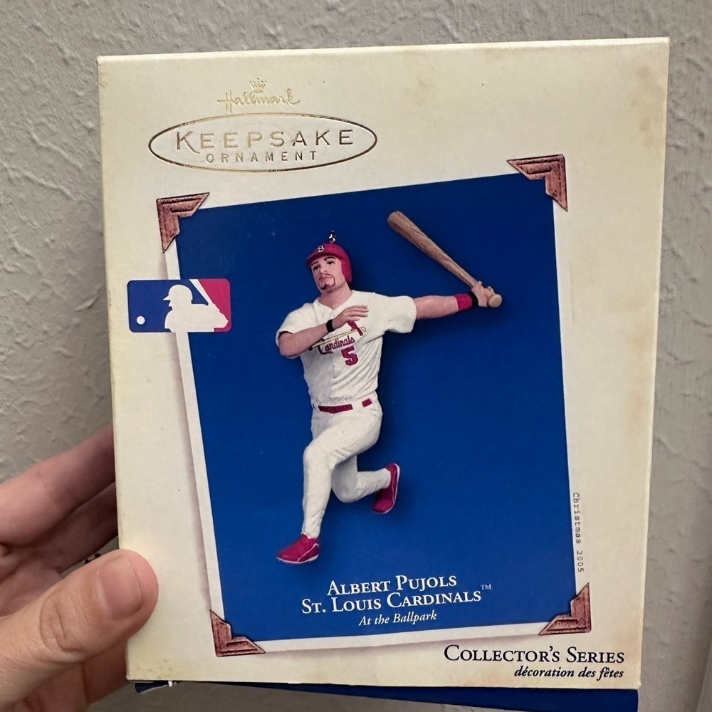 Hallmark 2005‎ Keepsake Ornament Albert Pujols MLB St. Louis Cardinals Baseball